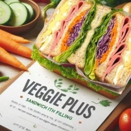 SALAD & SANDWICH เวจจี้พลัส (SALAD ORGANIC VEGGIE PLUS)