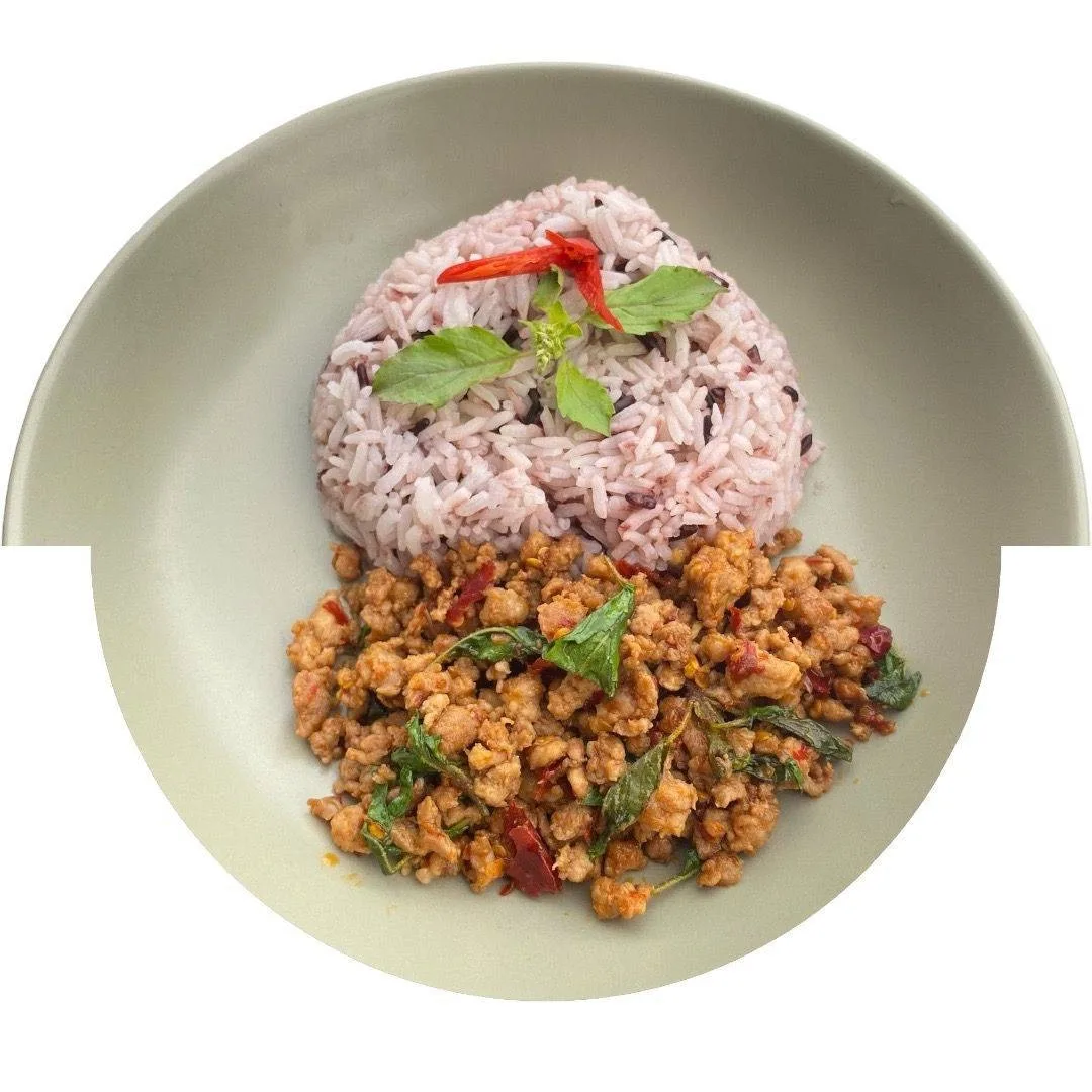 ข้าวกะเพราหมูสับ