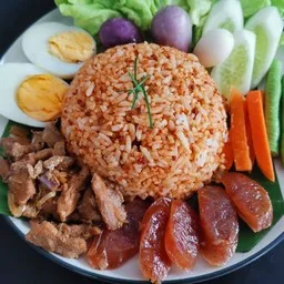 ข้าวคลุกน้ำพริก&ขนม