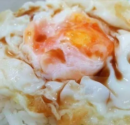 ลูกชิ้นทอด&ข้าวไข่เจียว+ไข่ดาว