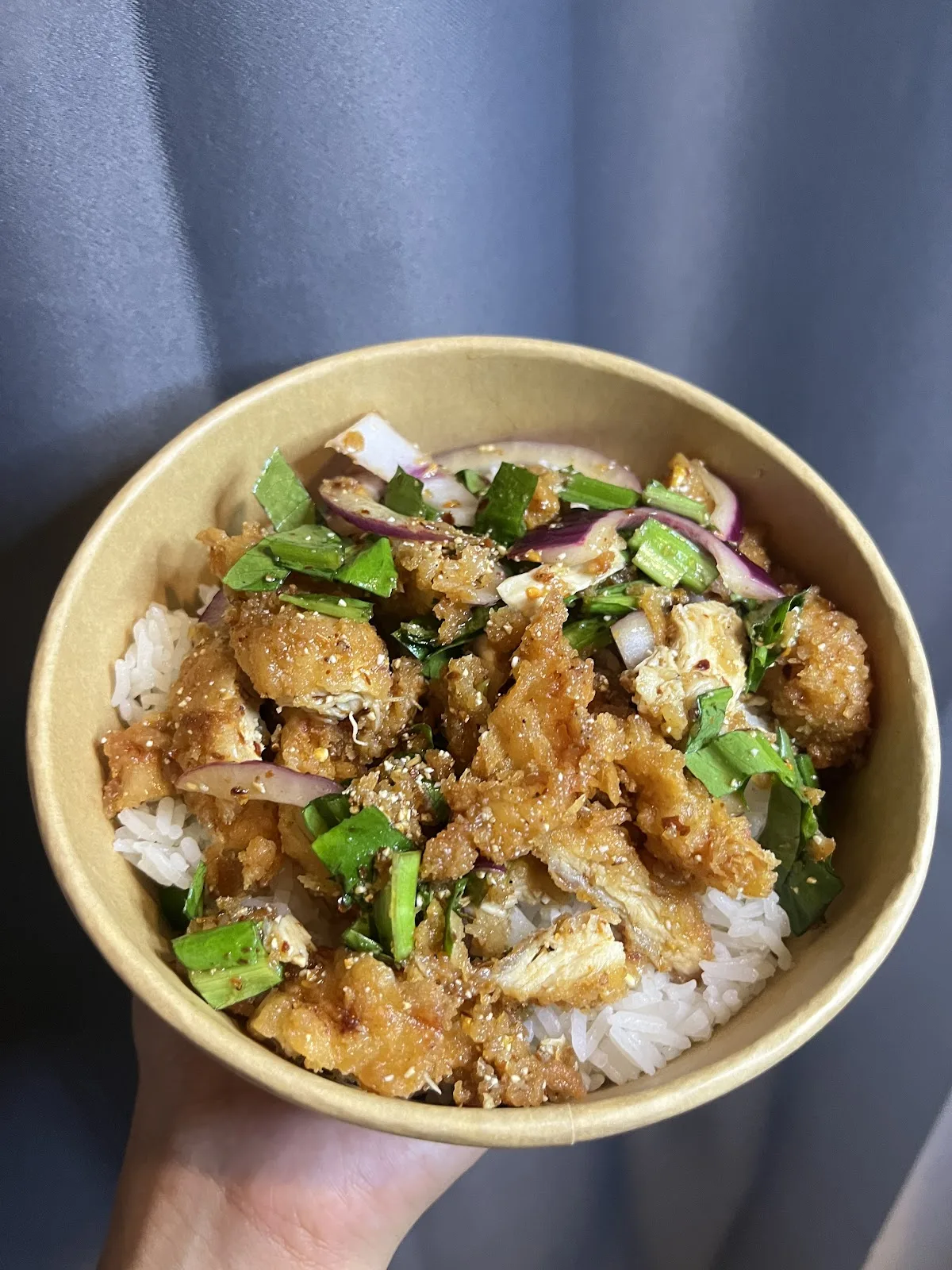 ข้าวยำไก่แซ่บไม่เท่าคนทำ