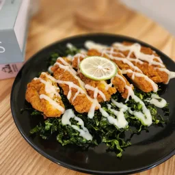 ไก่กรอบซอสครีมมะนาว