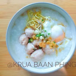 ครัวบ้านผิง โจ๊กหมู & ไข่กระทะ