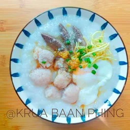 ครัวบ้านผิง โจ๊กหมู & ไข่กระทะ