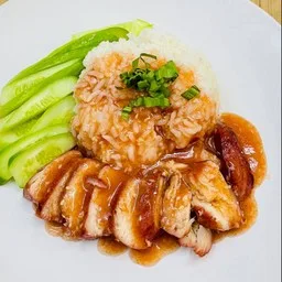 ข้าว อกไก่ น้ำแดง(คลีน)