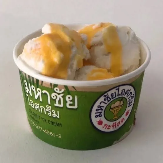 ไอศกรีม กะทิสด มหาชัย หวานมันอร่อยสุดๆ