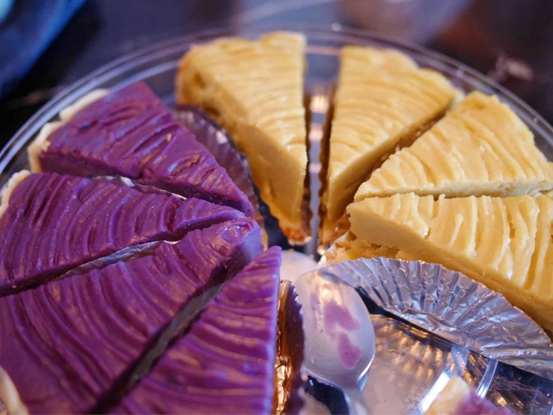 ทาร์ตมันม่วง ทาร์ตมันหวานญี่ปุ่น ชีสเค้ก