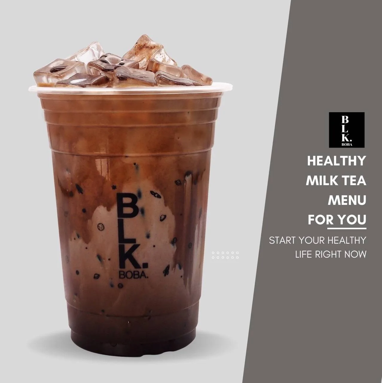 BLK .BOBA ชานมไข่มุกออร์แกนิค